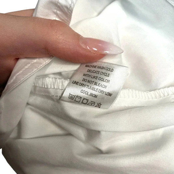 Monat Gear Monat Button Down Shirt White Start Logo Size Medium - Picture 12 of 12